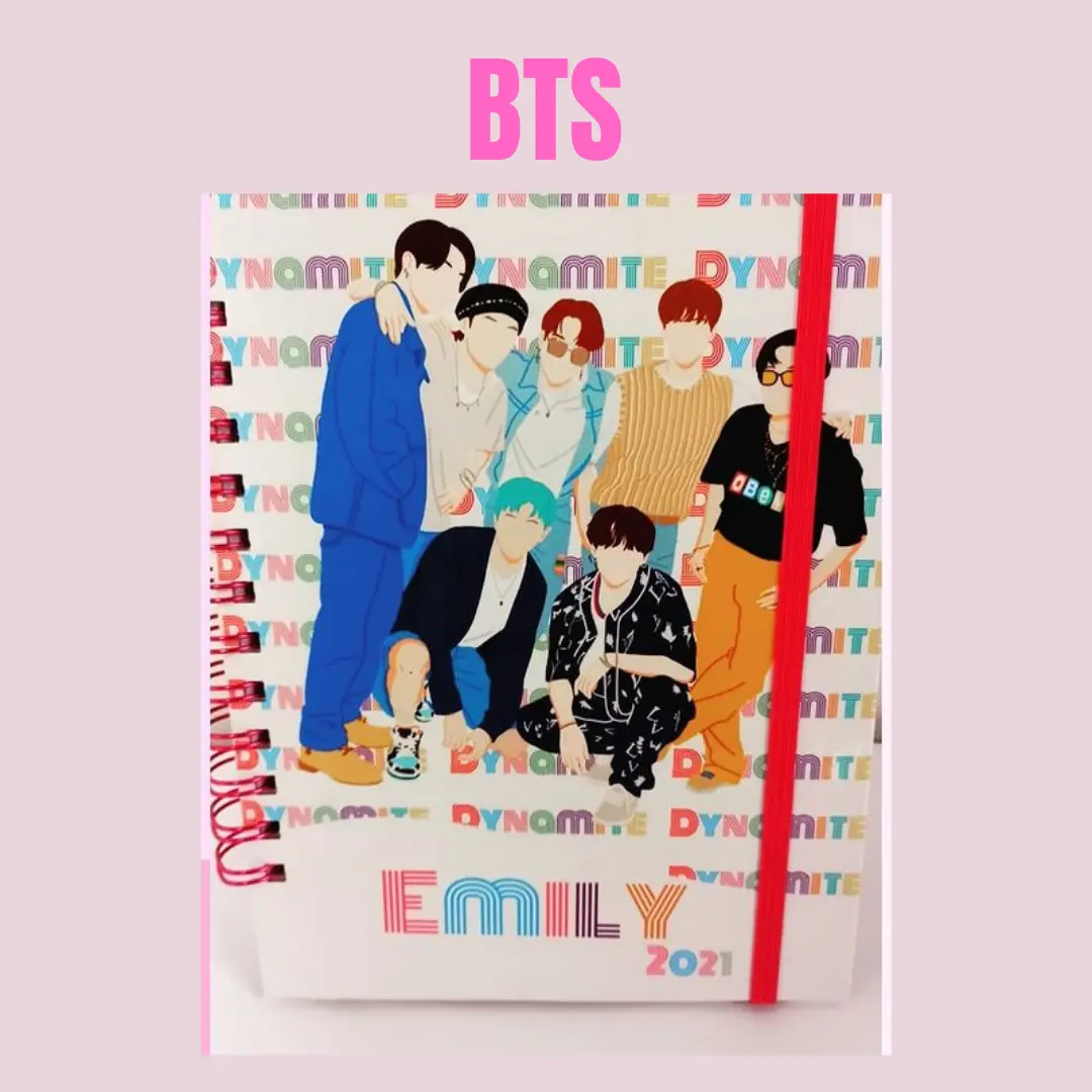 Cuaderno grupo BTS Kpop | Cuaderno para fanáticos de grupo BTS
